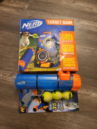 Nerf Dog Target and Blaster