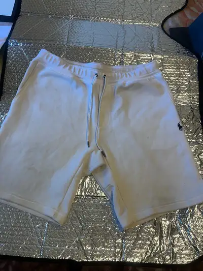 Polo Ralph Lauren Men's Size M Double Knit Shorts (2) - White/Na, View more