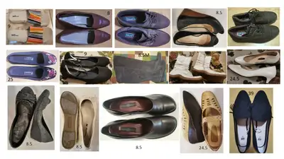 Lady's shoes. size 8-9, many pairs, View more