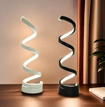Special 2 for $70 Modern LED Three-color Light Table Lamp, View more