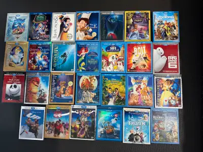 Disney movie blu rays, View more