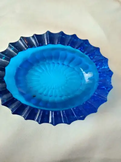 Vintage Cobalt Blue Trinket, View more