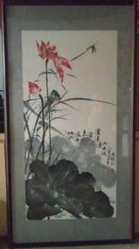 New Beautiful Water Color Lotus Chinese Painting
