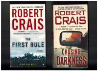 LOT OF 7 ROBERT CRAIS BOOKS GREAT DETECTIVE NOLELS