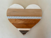 Rustic wood heart