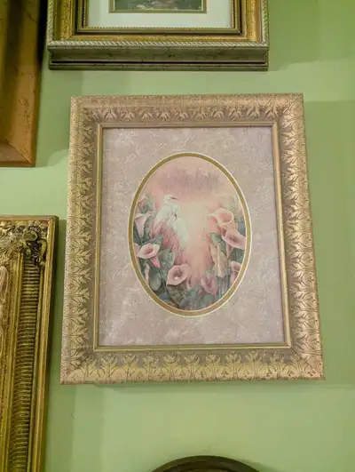Framed Floral Print, View more