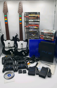 CIB Sony PlayStation 2 Console (SCPH-39001) +30 Game Lot