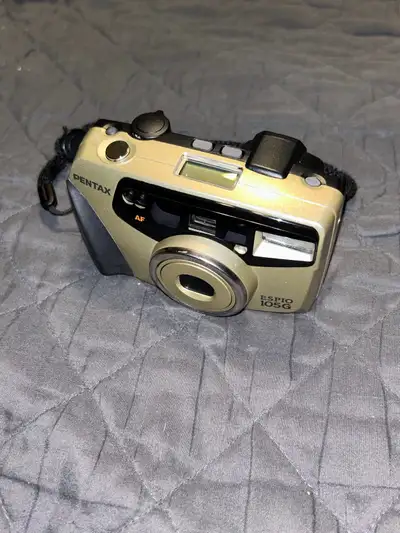 Pentax ESPIO 105G Film Camera 35mm Film 38-105mm Zoom, View more