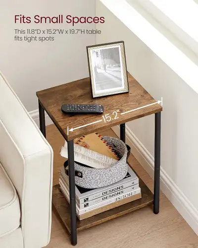 VASAGLE Side Table, Small End Table, Nightstand for Living Room,, View more