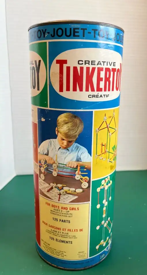 Vintage TinkerToy Junior Architect Set in Toys & Games in Markham / York Region - Image 6