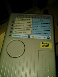 4-in-1 Remote USB, RJ11, RJ12, RJ45, BNC Multi Cable Tester, TS-