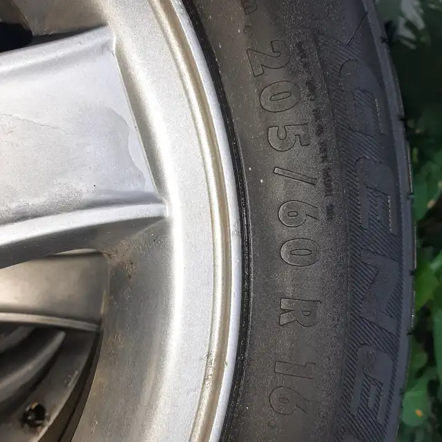 205/60/16 Winter tires with alloy rims in Tires & Rims in City of Toronto - Image 7