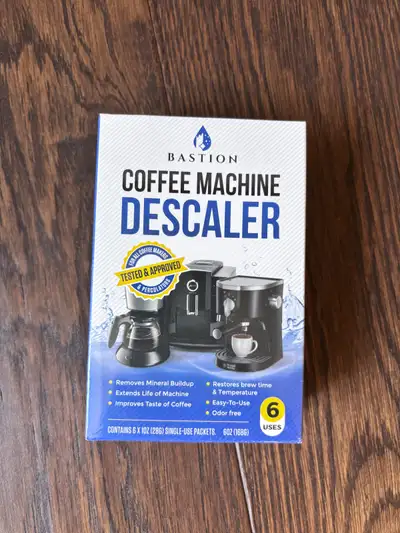 Descaling Powder Solution (6-Uses) Coffee Machine Descaler, View more
