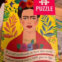 Frida Kahlo 500 pc jigsaw puzzle ($30 brand new)