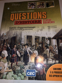 Questions d’histoire cahier d’apprentissage