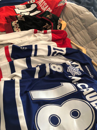 NHL and Other Assorted Hockey Jerseys (various sizes and teams)
