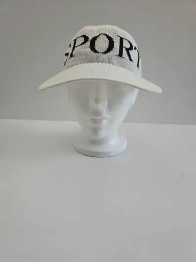  Beat the Heat in Style! Lightweight Summer Knit white Sun Visor, View more