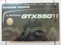 EVGA Nvidia GeForce GTX550Ti  2GB Graphics Card GDDR5 New In Box