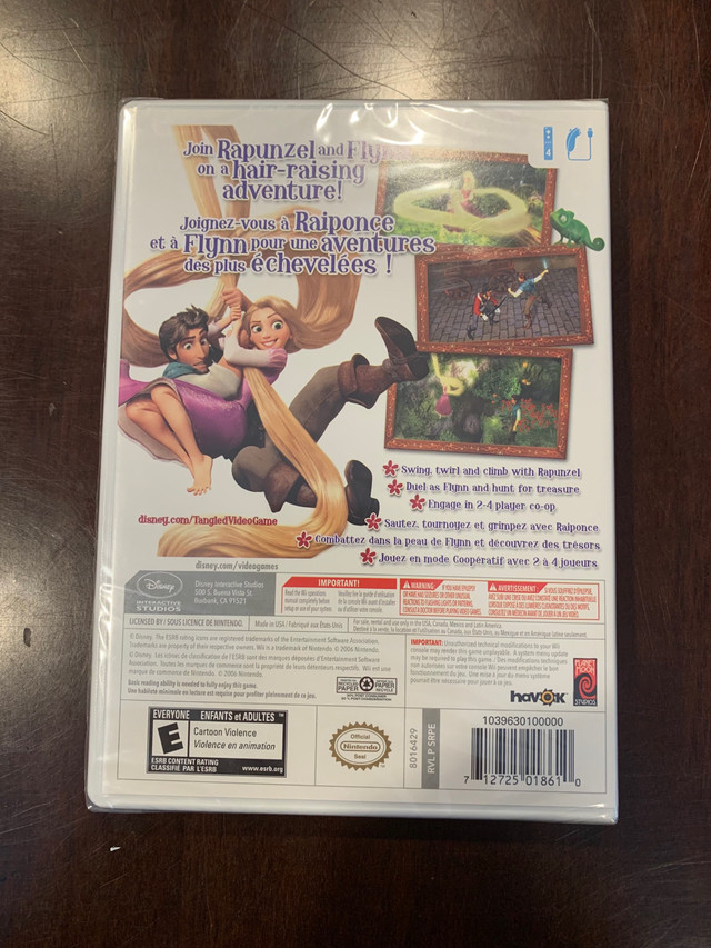 Tangled (Wii, sealed) in Nintendo Wii in Hamilton - Image 2