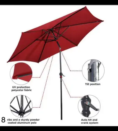 Garden umbrella!!! Brand new, View more