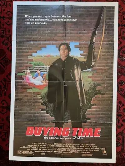 Rare BUYING TIME (1985) 1 sheet Canadian Movie Poster, View more