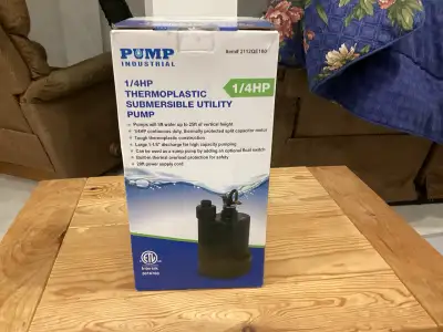 Brand New Submersible Pump with Float Switch, View more