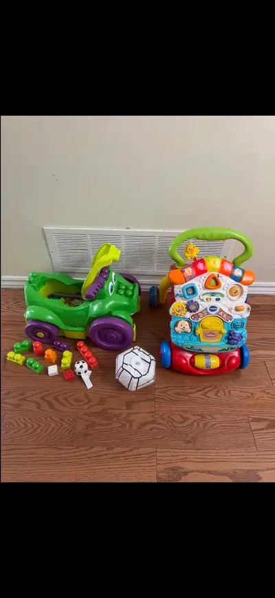 Lights and Sound Toy and Lego Car with Small Toys, View more