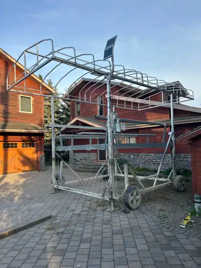 PRICED TO MOVE!! 5000 lbs Port-a-dock boat lift for sale. We bought a bigger boat, so we are looking...