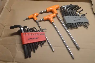 For sale: complete sets of Hex Wrenches (Allen Keys). These include all SAE and Metric sizes as well...