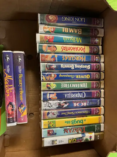 Disney vhs tapes, View more