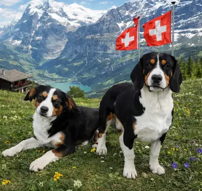 These beautiful min male Entlebuchers are looking for their forever home. These 1 year old boys love...