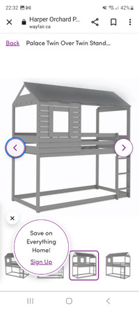 Bunk bed - house theme