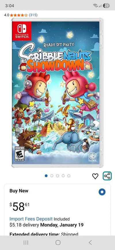 Scribblenauts Showdown for Nintendo Switch - Unopened, View more