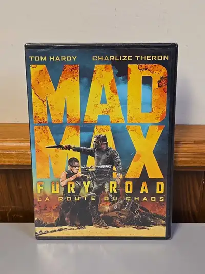 Experience the adrenaline-pumping chaos of "Mad Max: Fury Road" on DVD, a post-apocalyptic action-fl...