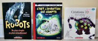 Kids French Books Livres d'enfant (Lot of 3) Débrouillards