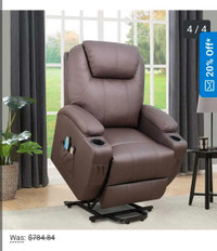 Lift chair with massage and heat NEW