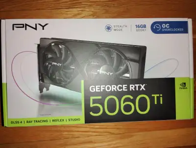 PNY NVIDIA RTX 5060 TI OC 16GB GRAPHICS CARD, View more