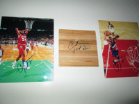 Charles Barkley Signed Piece of Floorboard