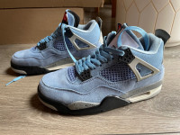 Size 7 US Air Jordan 4 Retro University Blue REPLICA shoes NEW