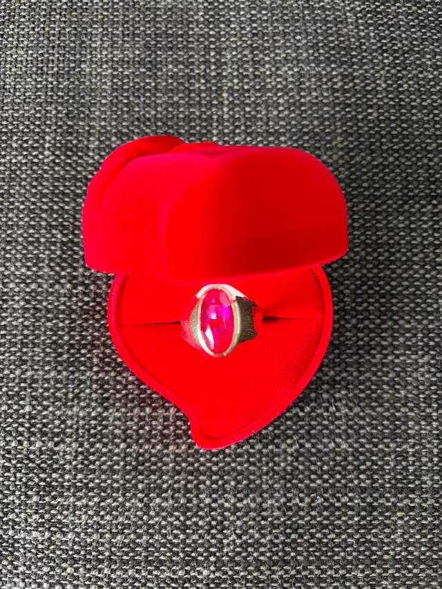 Solid 14K Gold Oval Ruby Majesty Ring in Jewellery & Watches in Downtown-West End - Image 5