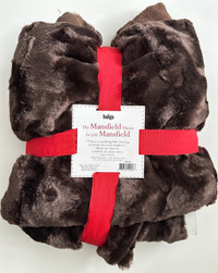 Mansfield Brown Throw Blanket 