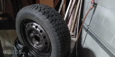 Four Good year winter Tires size= 195 /16/ R15 no visible wear and tear, with steel rims $350.00 OBO