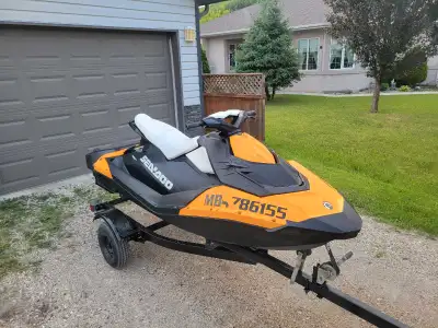 Selling my 2015 Seadoo Spark 3 up with IBR. Has 116 hours on it Always winterized and well maintaine...