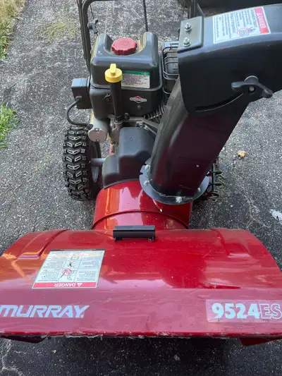 Murray 9524ES snow blower trade for Mitre Saw 12”, View more