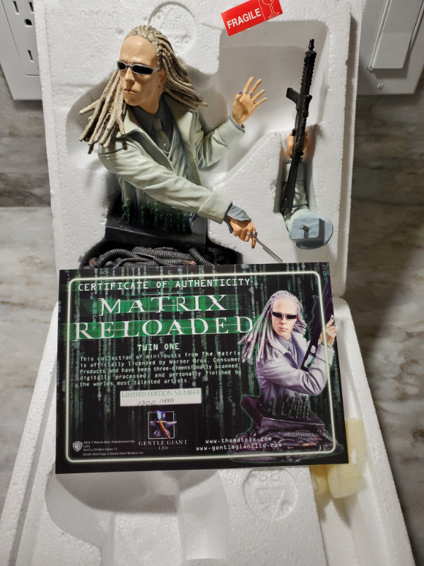 MATRIX  RELOADED  Twins 1 and 2 in Arts & Collectibles in Norfolk County