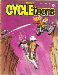 Vintage Petersen’s CYCLETOONS June 1969 Comic Motorcycle Mag