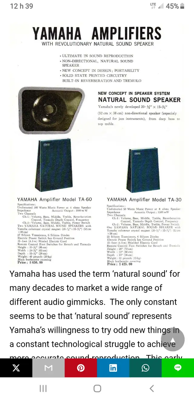 Amplificateur guitar yamaha in Amps & Pedals in Laval / North Shore - Image 2