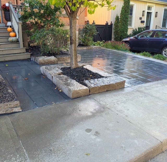 Hamilton Interlock Driveway Patio Walkway Installation Interlock
