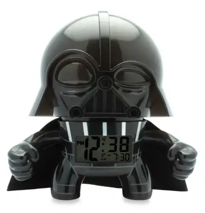 Star Wars DARTH VADER 7.5" DigitalAlarm Clock - Lights up!!, View more