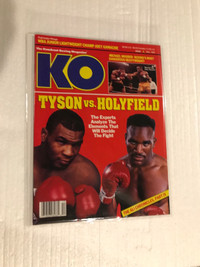 1991 KO Tyson vs Holyfield December issue 